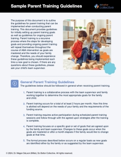 Sample Parent Training Guidelines-thumbnail