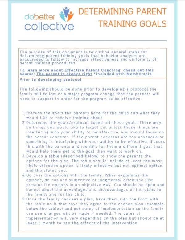 determining-parent-training-goals Determining Parent Training Goals